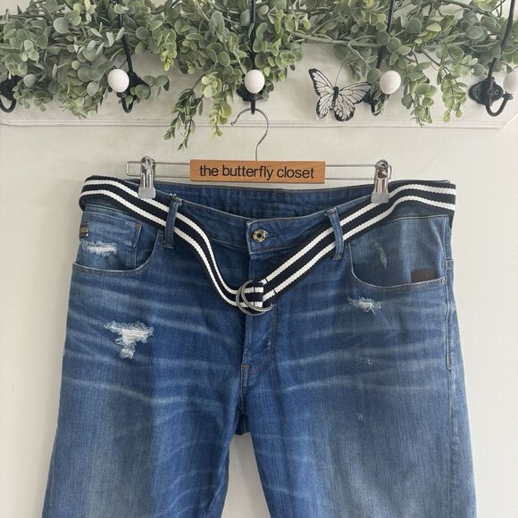 Mens G-Star RAW Arc 3D Relaxed Tapered Jeans 36x34 AS - Picture 7 of 7